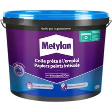 Colle Papiers Peints - METYLAN - 2958232 - Intissés - Seau - 4,5kg