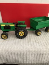 TONKA - Vintage Tracteur + Remorque Tonka Metal XMB-975