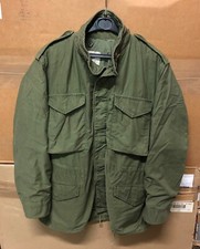 GENUINE US ARMY LATE VIETNAM M65 FIELD JACKET 1982 G-VG COND !!! MEDIUM REGULAR
