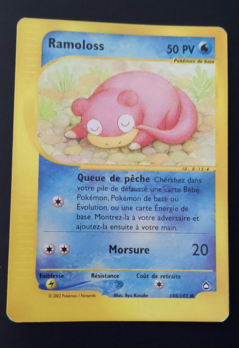 Carte pokémon ramoloss - carte,