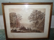 Paysage avec des bergers