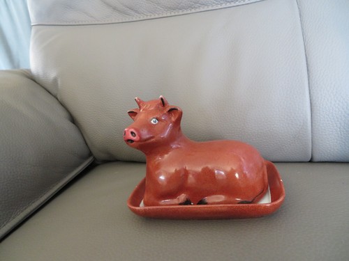 Beurrier forme vache en - beurrier,
