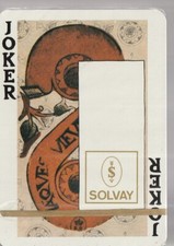 JEU DE 54 CARTES --JOKER SOLVAY.SOUS BLISTER