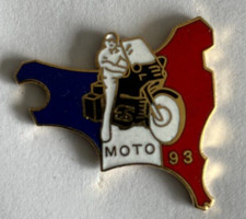 53 -  Pin's RASSEMBLEMENT FRANCAIS DE MOTO en BRETAGNE 1993