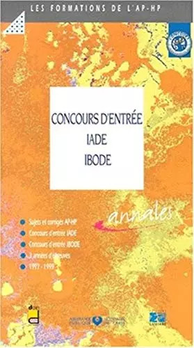 Concours entrée iade ibode - concours, iade-ibode