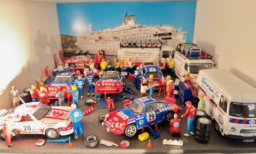 Diorama assistance rallye - assistance,