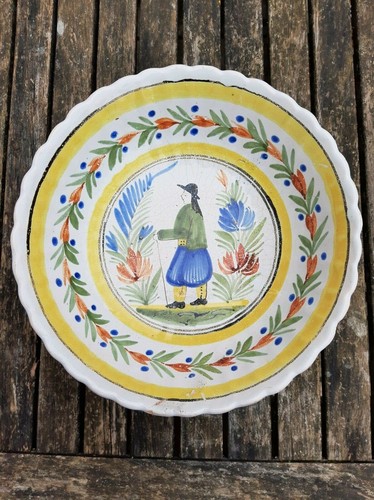 Saladier faïence quimper - saladier,