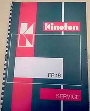  DOCUMENTATION / SERVICE  KINOTON FP18  / LIVRET 41 PAGES
