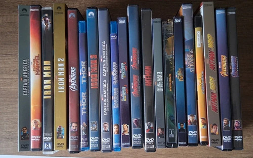 Lot dvd marvel infinity - infinity, saga