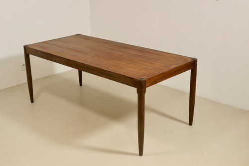 Table basse scandinave teck - basse, en