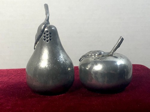 Vintage kirk pewter salt and - salt,