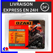 Chaîne de tronçonneuse 25cm, 10" - 3/8"lp .050 (1,3mm) 40 maillons, 40E, Noir