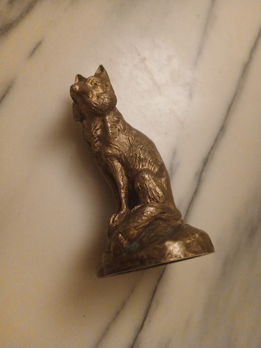 Bronze renard ancien - renard,