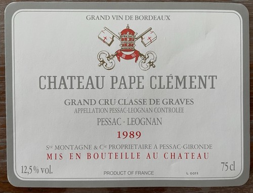 étiquette château pape - Étiquette,