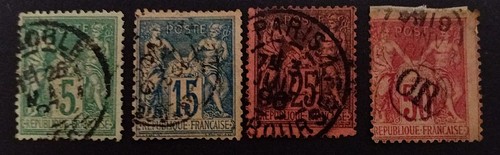 France timbres sage - france, 4