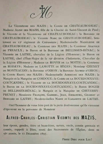 Vicomte des mazis - vicomte,