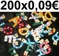 200x Courrier Lettres en Bois