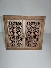 Ancienne porte trappe Fonte de poêle fourneau déco