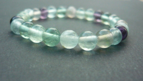 Bracelet perles fluorite en - perles,