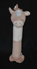 Peluche doudou cheval âne