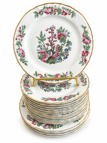 Une assiette dessert - une,