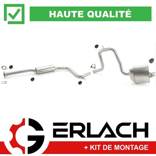 Echappement silencieux pour