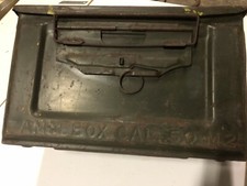 Boite à Munitions   Ammo Box Cal 50 Armée de Terre Objet Militaire 39-45