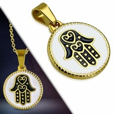 Pendentif main de fatma cercle
