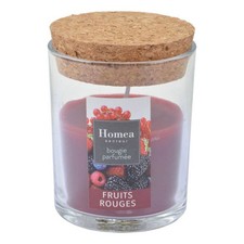 Bougie Verrine Parfumée "Essentiel II" 8cm Fruits Rouges