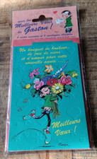 Ensemble Papeterie  Gaston Lagaffe, fleurs, coeurs. . .Cartes, enveloppes - 1996