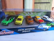 MAJORETTE 1/64 GIFTPACK HISTORICAL DE 5 DACIA DUSTER ET 1300 EDITION ROUMANIE