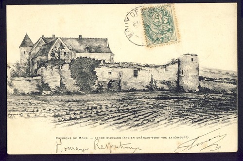Cpa ecrite 1903 environs de - en,