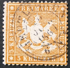 TIMBRE D'ALLEMAGNE : 1859