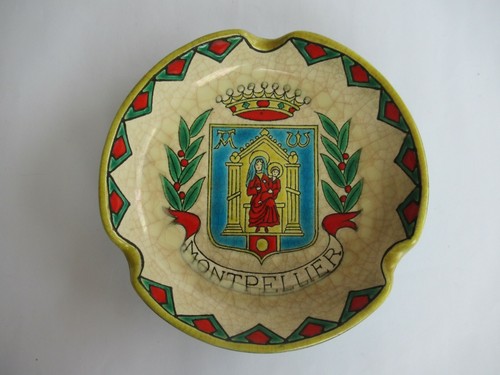 Blason montpellier cendrier - blason,