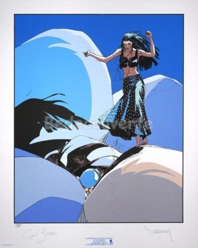 Affiche serigraphie francq - serigraphie, bd