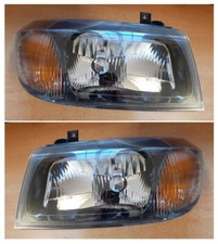 2 Phares avants Ford Transit (2000-2006) entourage Chromé - Feux NEUFS
