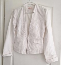 veste blanche manches longues