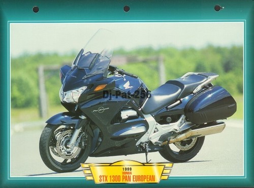 Fiche moto honda - moto, pan