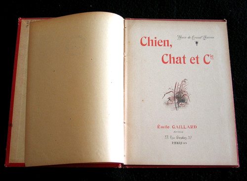 Circa 1900 chien chat cie - circa,