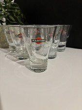 Lot de 6 verres MARTINI Modèle Evasé - Bar - Bistrot