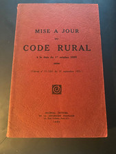 Mise à jour du code rural