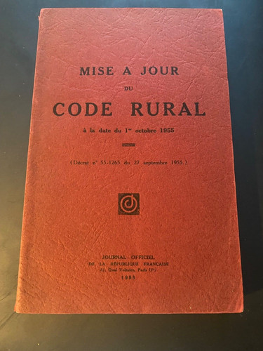 Mise jour code rural - du,