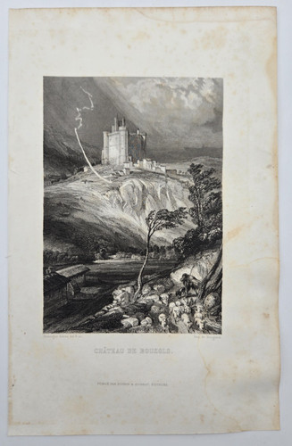 Gravure 1840 haute loire - gravure, haute-loire