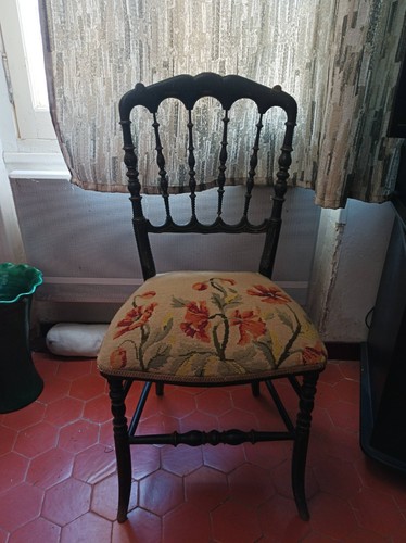 Ancienne chaise napoléon - ancienne,