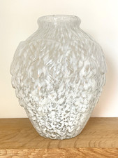 Grand Vase Art Déco en verre