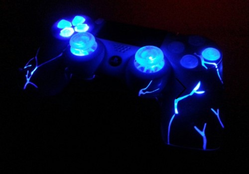Blue lightning ps4 light - , up