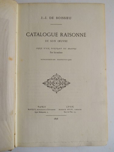 Boissieu catalogue - j, .