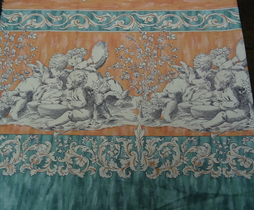 Ancien tissu vintage french - tissu,