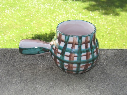 Ancien beau petit pot - , ou