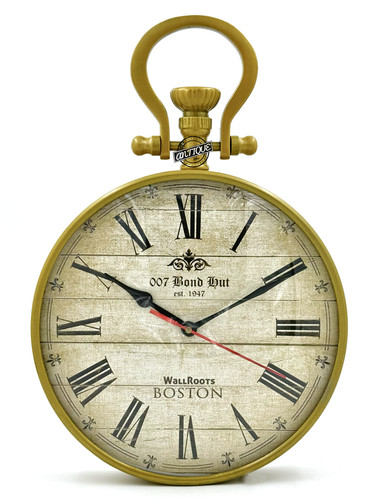 Horloge murale style bond - horloge,